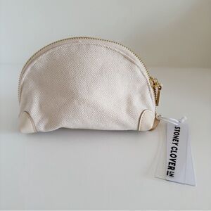 NWT! Stoney Clover Lane Half Moon Canvas Pouch